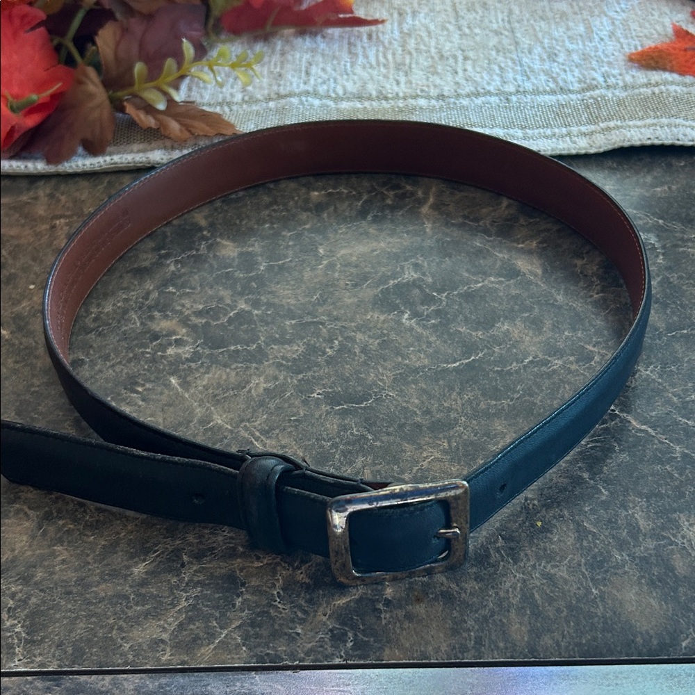 Vintage Coach Blue leather small Belt
